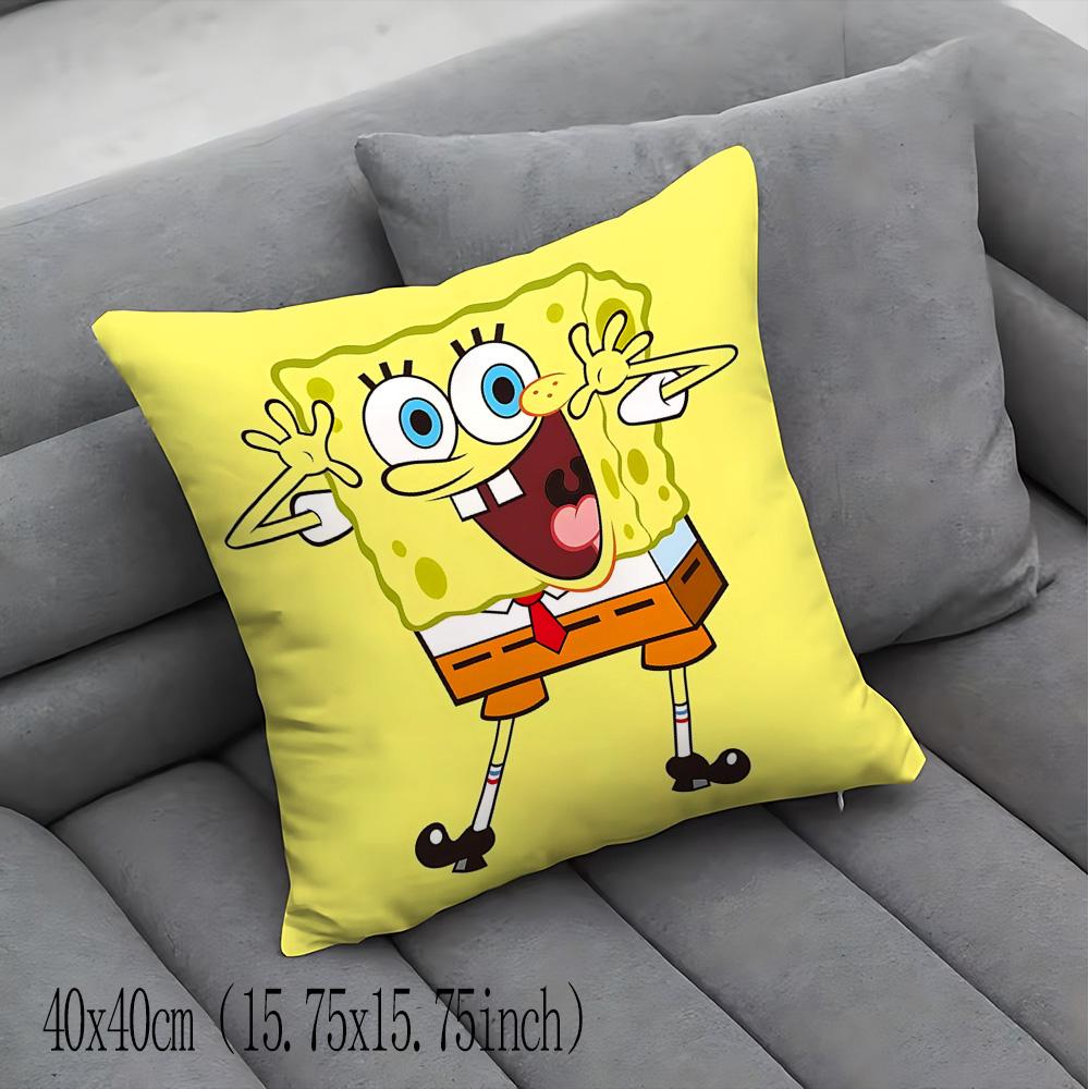 Home Decoration Kawaii Spongebobs Pillow Covers Decorative Cushions Sofa Cushion Cover Pillowcases For Pillows Room Decor Cases