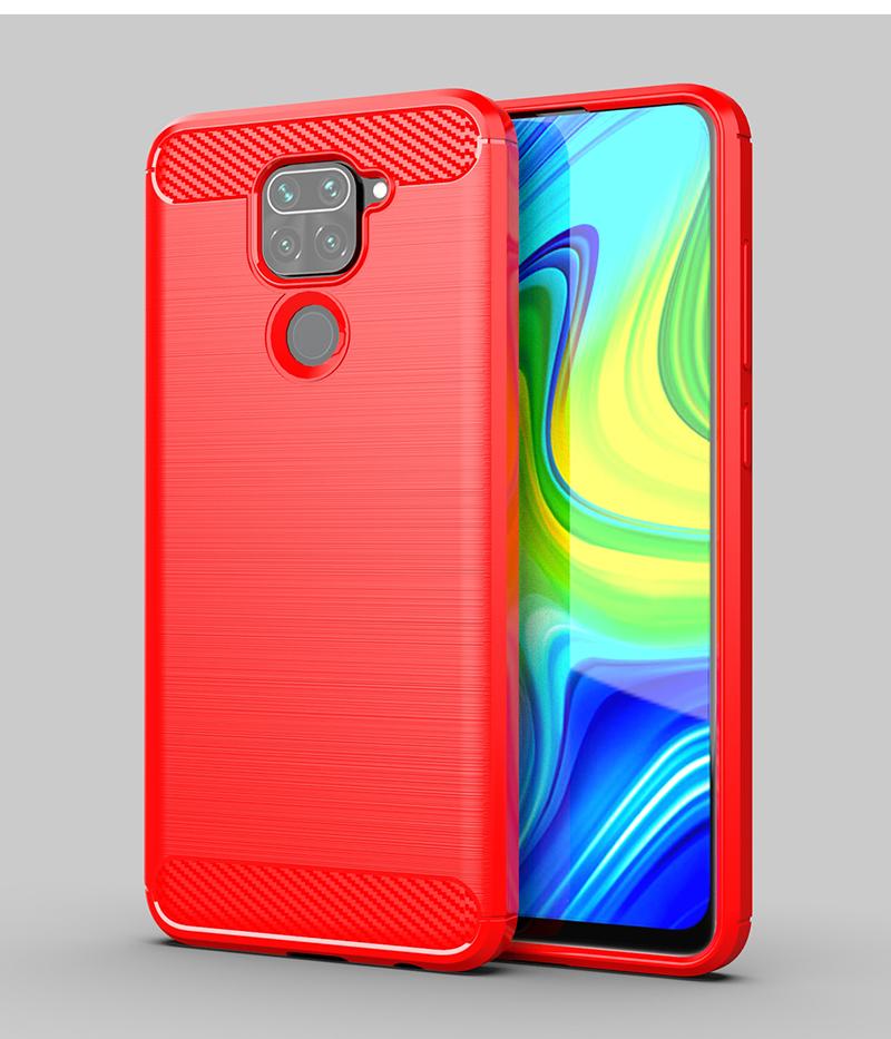 

For Xiaomi Redmi Note 9 Case Rubber Bumper Silicon Carbon Fiber Cover For Redmi Note 9 S 10X 8T Phone Case For Redmi Note 9 Case For Redmi Note 9