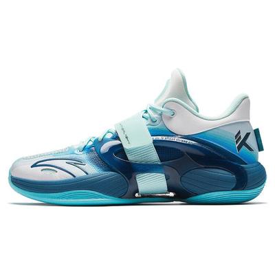 KT SPLASH V Breathable Moisture Wicking High Top Basketball Shoes Men's Blue White Sneakers 112341108-2