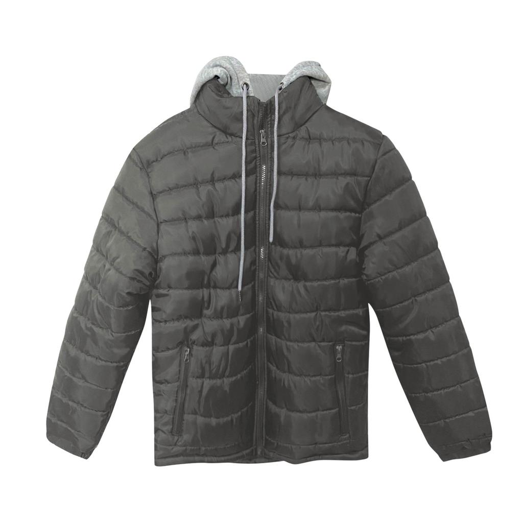 Ny Casual Cotton Jacket Herr Kort varm Huva Cotton Jacket