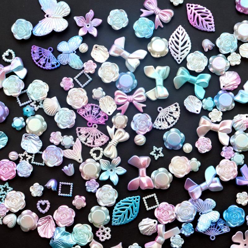 Mărgele de Perle Colorate cu Formă Neregulată pentru Decorațiuni DIY pentru Husă de Telefon