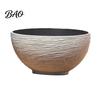 Lightweight Planter Plant Pot with Drainage, Resin for Indoor Outdoor Weather-resistant Flower Plants, Medium Pots Patio, Balcony Garden Decor