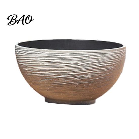 Lightweight Planter Plant Pot with Drainage, Resin for Indoor Outdoor Weather-resistant Flower Plants, Medium Pots Patio, Balcony Garden Decor