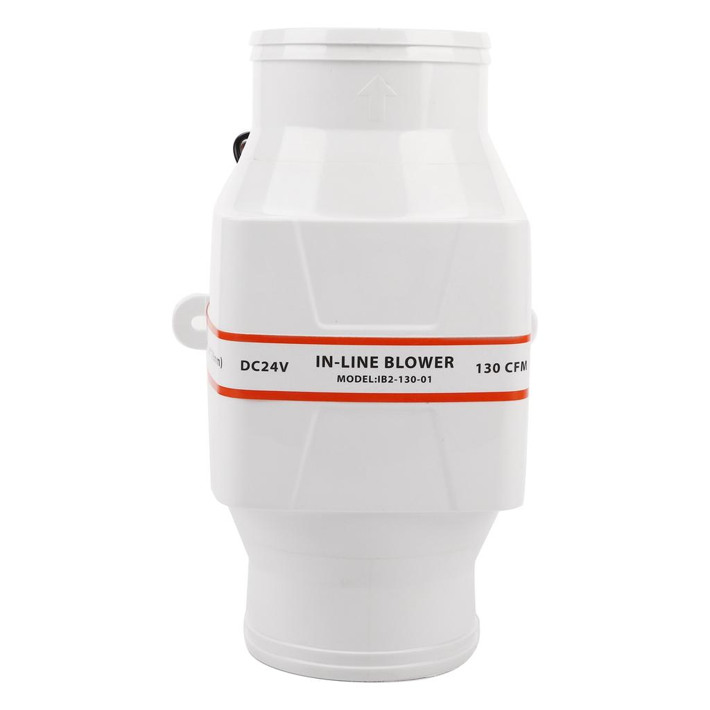 3 zoll In Linie Marine Bilge Luft Gebläse Stumm Starke Belüftung Fan für Yacht Boot RV(24V )