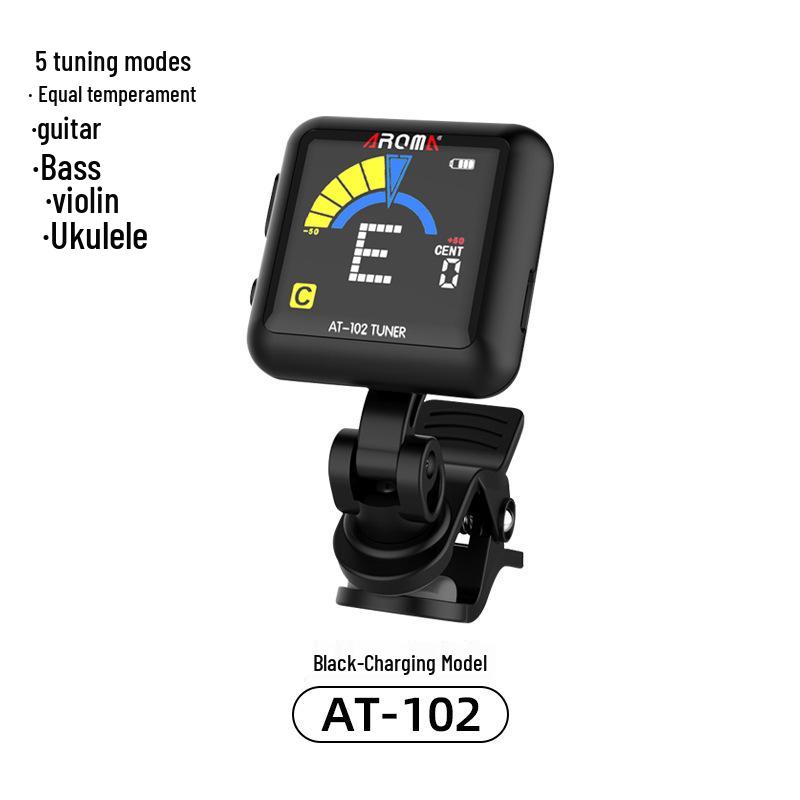 Genuine Aroma Universal Electronic Tuner for Guitar, Violin, and Ukulele