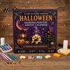 Calendario del Conto alla Rovescia di Halloween 31 Giorni di Gnomo Pittura con Strass Calendario dell'Avvento Decorazioni Fai da Te Kit di Artigianato Ornamenti Artistici Fatti a Mano con Perline