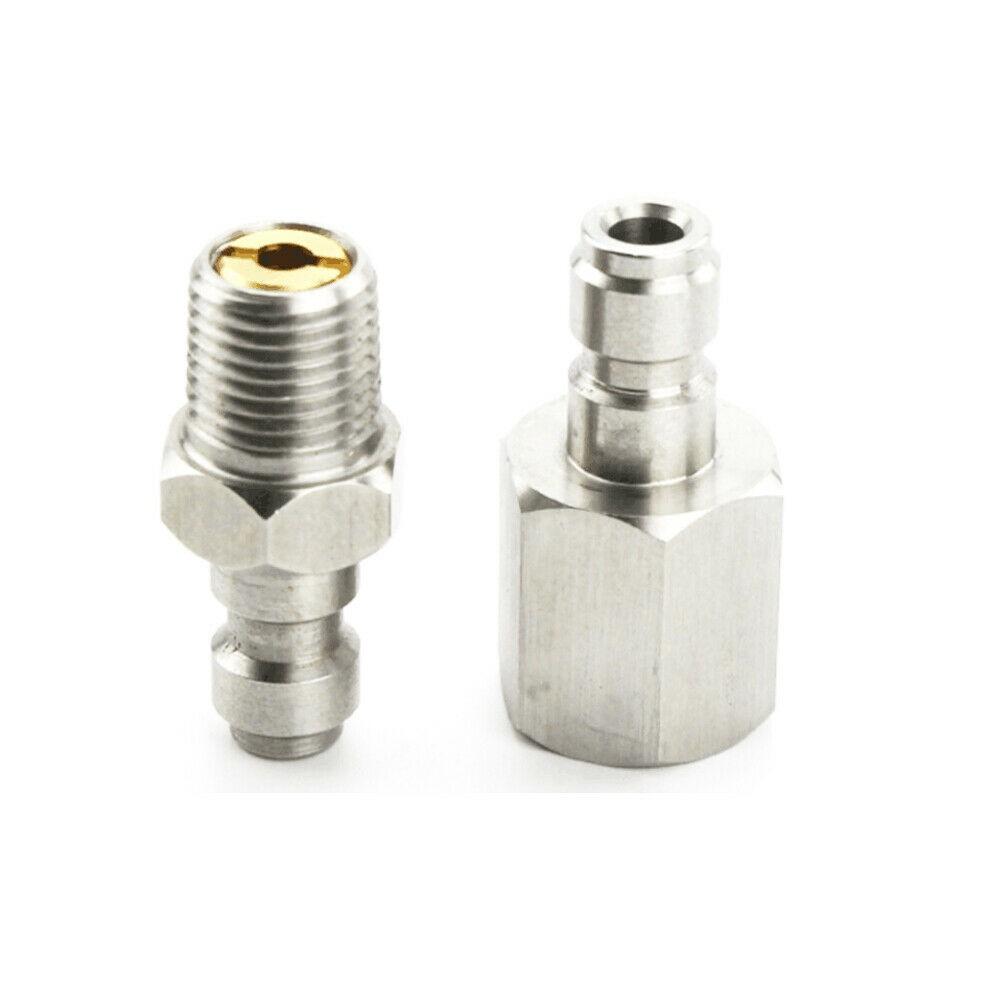 1/8 NPT Quick Disconnect 8mm Male Coupler Plug Fitting PCP Fill Nipple