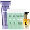 Kérastase Dual Function Shampoo, Hair Oil & Cream Set