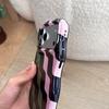Wave Stripes Detachable 2 In 1 TPU+PC Hard Phone Case for iPhone 14 15 16 17 Pro Max Wave Edges Splicing Color Shockproof Cover