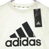 Unused Adidas Short Sleeve Round Neck T-shirt 130 White Kid's Used