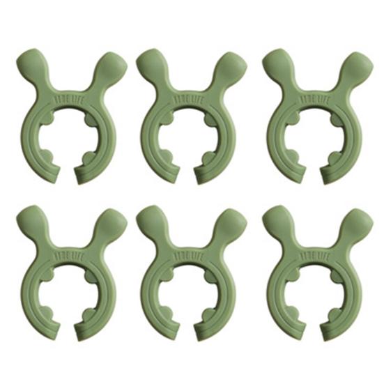 Silicone Pot Lid Clip Spoon Holder Bracket Anti-overflow Support Rack for Kitchen Universal Spatula Holder Clip