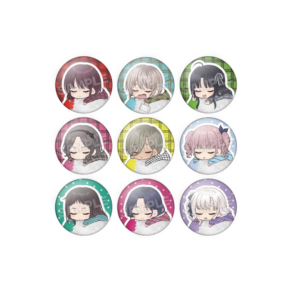 

Girls Band Cry Trading Fuwamin Can Badge Box of 9