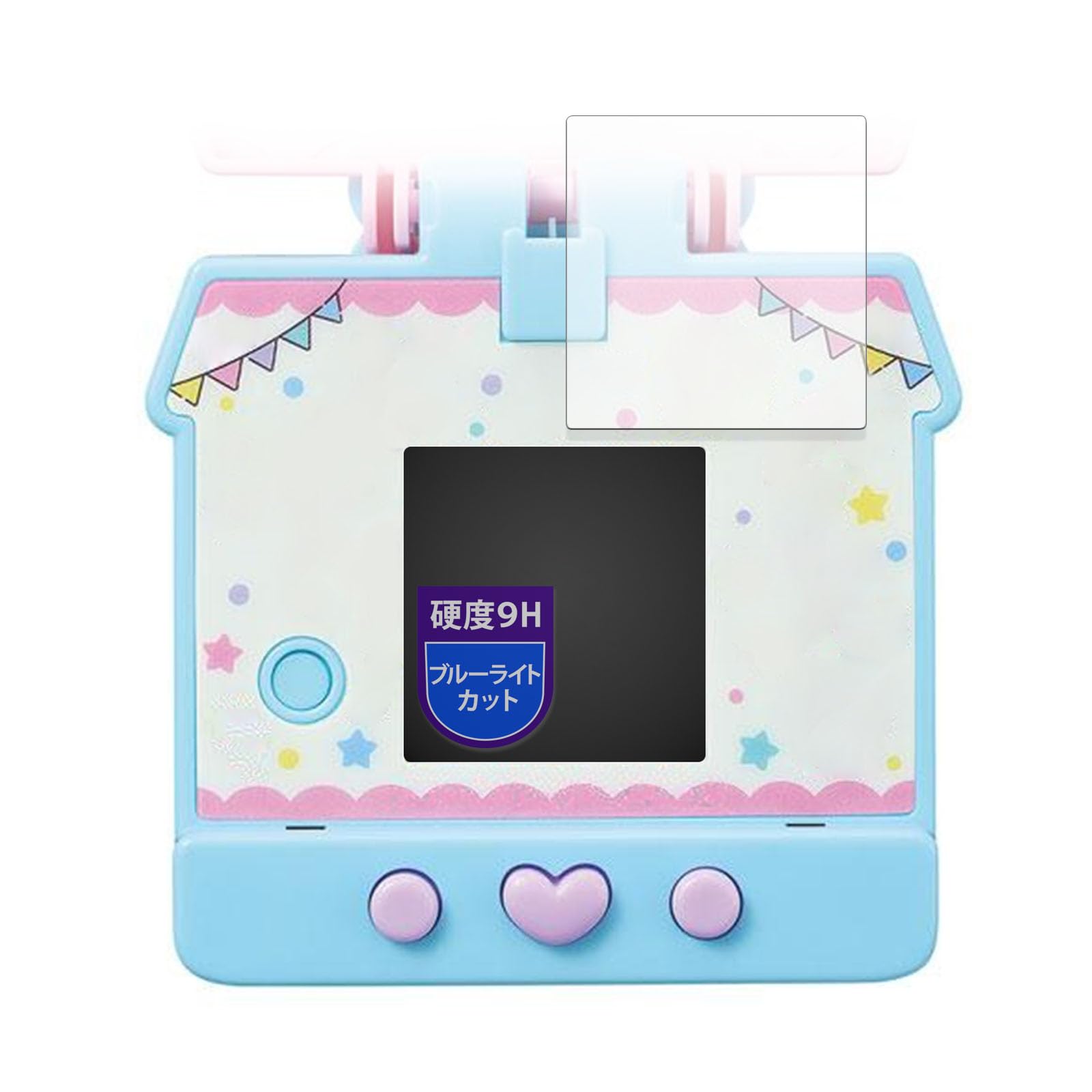 MotoMoto BANDAI Карманная комната Персонажи Sanrio Защитная пленка для экрана, Твердость 9H (Эквивалент закаленного стекла), Блокировка синего света, Сверхпрозрачный, Красивый,