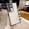 Custodie protettive trasparenti anti-caduta con quattro angoli elettrolitici per iPhone Samsung Huawei Honor Xiaomi Redmi OPPO Realme Vivo Infinix Tecno