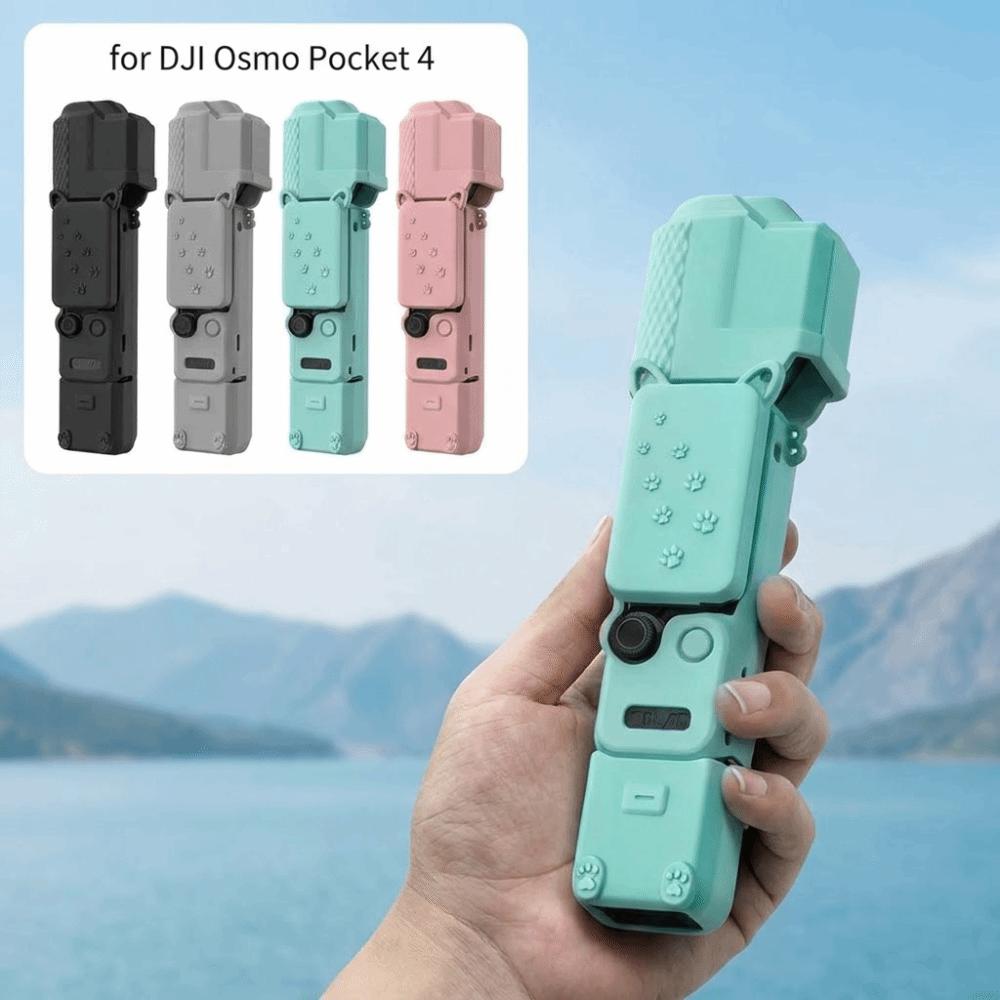 Silicone Material Lens Protector Anti-scratch Silicone Sleeve for DJI Osmo Pocket 4 Pocket Camera