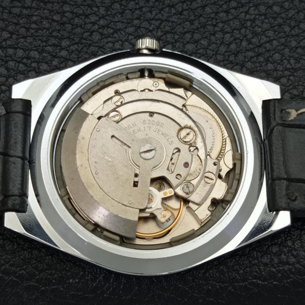 JAPAN SEIKO 5 AUTOMATIC MENS 6309A REFURBISHED GREEN COLOR DIAL WATCH a440277-9 Sk-a440277-1