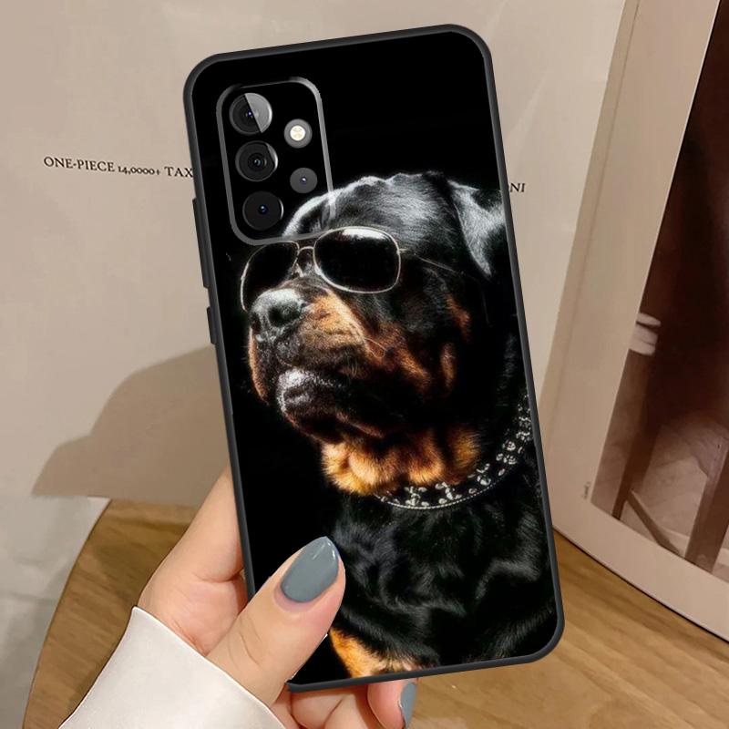 Rottweiler Dog For Samsung Galaxy A53 A33 A13 A23 A15 A25 A35 A55 A51 A71 A12 A32 A52 A14 A34 A54 Case
