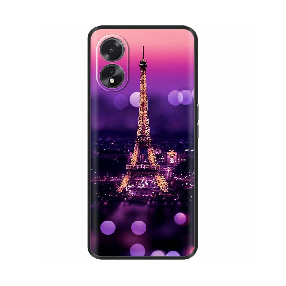 For OPPO A38 4G Case Soft Black Silicone Phone Case For OPPO A38 A 38 OPPOA38 CPH2579 Luxury Back Cover Cases Shell Fundas Coque