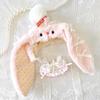 Fluffy Rabbit Kigurumi Cap for Plush Toys (10cm), Pink [Used]