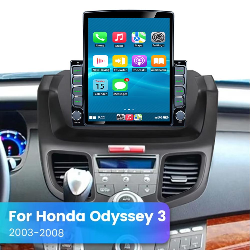Android 13 For Honda Odyssey 3 RL3 RL4 2003-2008 Car Radio Multimedia Navigation 4G GPS Wireless Bluetooth Carplay Touch Screen