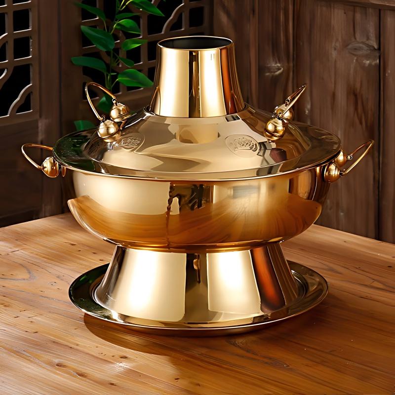 

Caizhi Old Beijing Charcoal Copper Yuan-yang Hot Pot