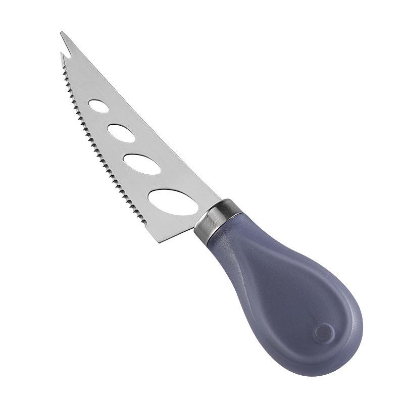 Stainless Steel Cheese Knife, Fork & Spatula Set - 3-Piece Western Cheese Tools