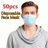 50pcs Disposable Face Masks Filter 3 Layer Ply Mask Non-wove Anti-dust Mask Sanitary Mascarillas Safety Face Masks Respirator