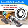 Sealing Ring And Base Lid for Dust Bin Top Fixed Dust Cup Replacement Part for Dyson V6 V7 V8 V10 V11 V12 V15 Vacuum Cleaner