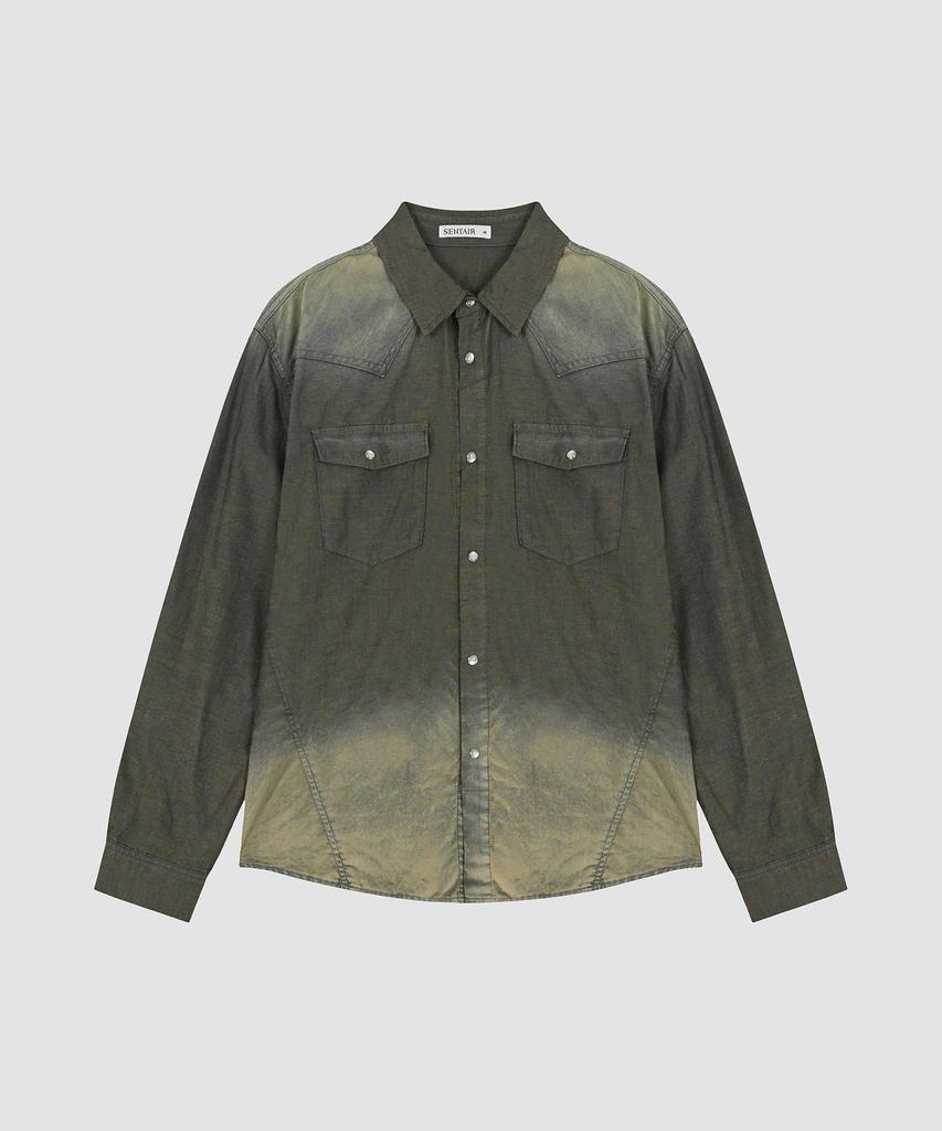 SENTAIR Lapis Western Denim Shirt_D1