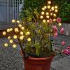 Solar Fairy Lights Waterproof Outdoor Sakuras Multicolor Garden Light For All-weather Outdoor Christmas Party DIYs Decoration