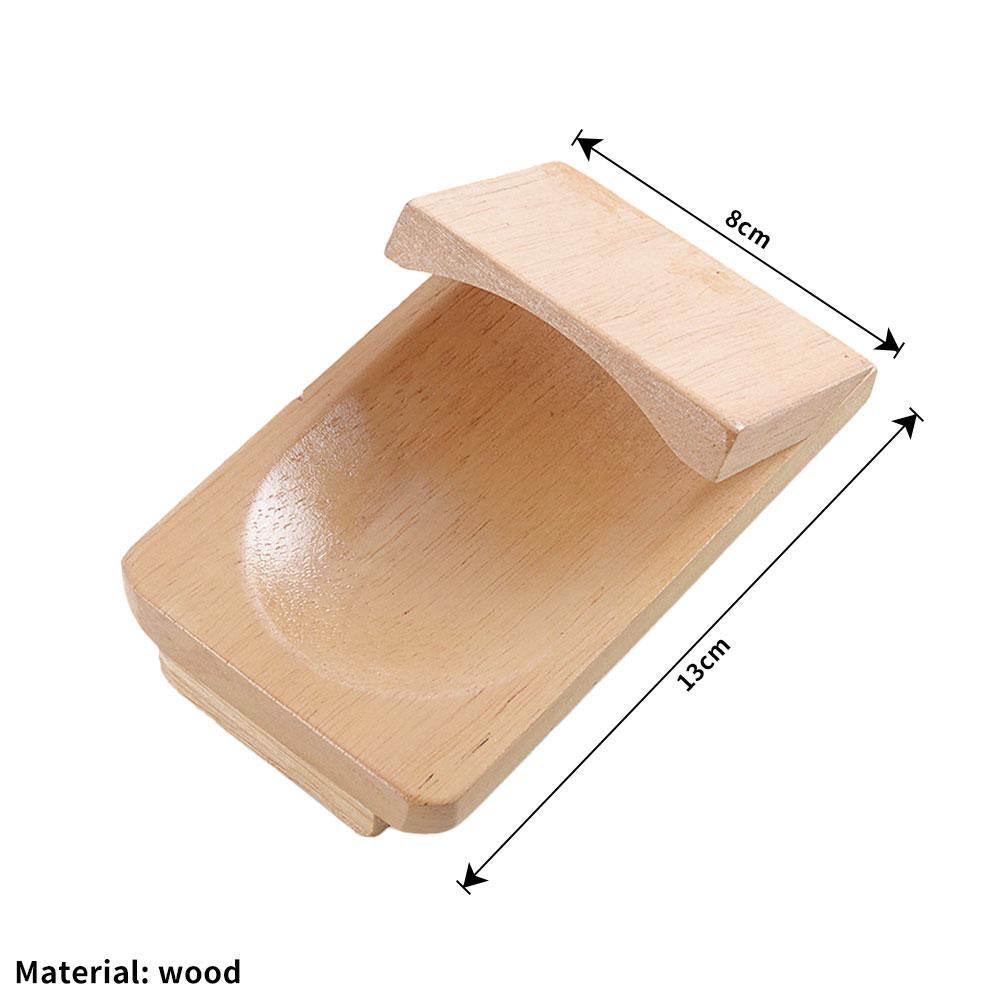 Oyster Shucking Opener Shucker Seafood Clamp Holder Shellfish Hand Clam Shellcrab Sheller Wood Opening Clip Oyster Wood Tray