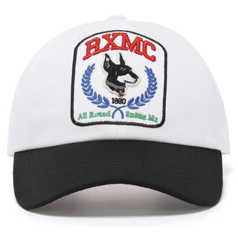 

RXMC Pinscher Two tone Ball Cap/WHITE/BLACK FREE