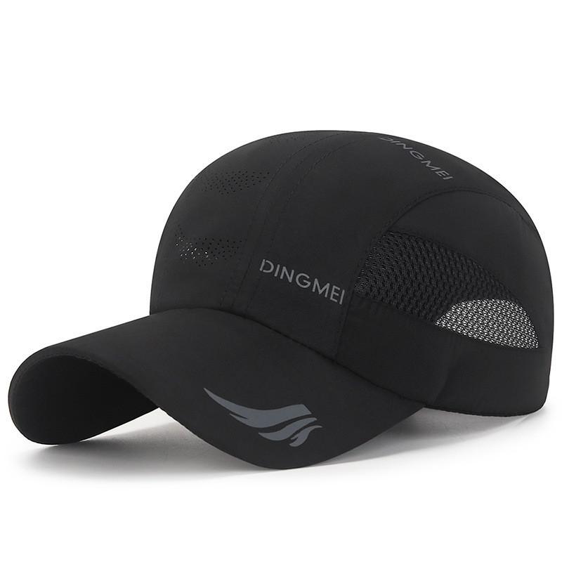 

Letter Dingmei Baseball Hat Breathable Sun Resistant Quick Drying Cap Duckbill чёрный
