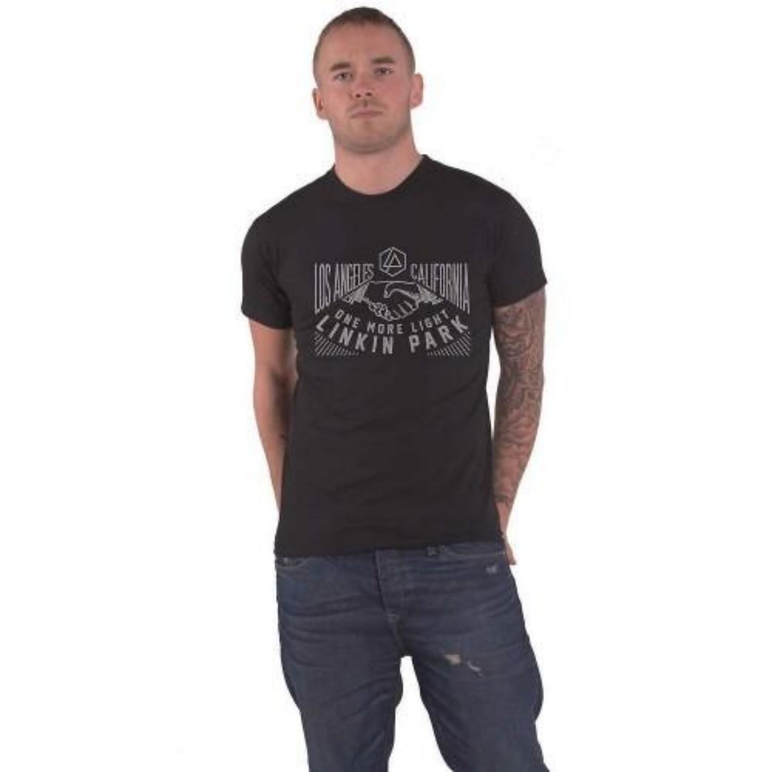 

Linkin Park Unisex Adult Light In Your Hands Cotton T-Shirt S чёрный