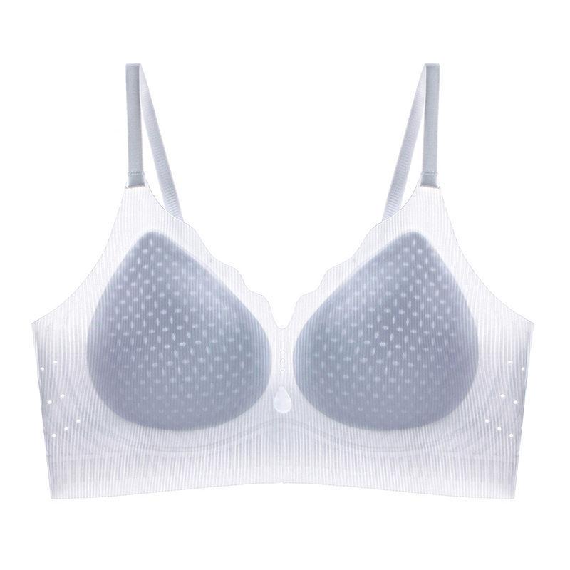 Summer Light and Seamless Cute Machine Washable Bra Without Steel Rim Upper Thin. Lower Thick Cm