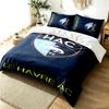Le Havre AC 3pc Duvet Cover Set Simple Modern Bedding Set Wrinkle Resistant Soft Fabric All Season Use a Perfect Gift