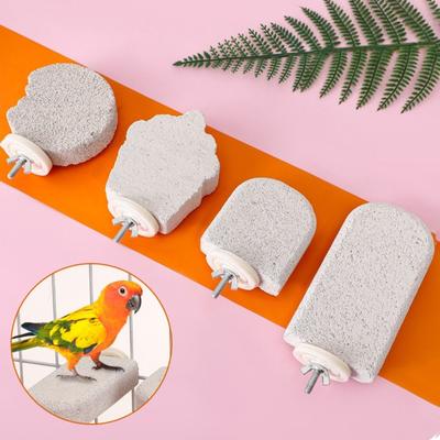 Claw Grinding Bird Perch Stand Tooth Grinding Parrot Tooth Claw Grinding Stick  Lovebirds