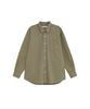 THEMUSEUMVISITOR Button-Up Washed Shirt (Khaki)