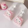 Sanrio Cute Empty Bottle Anime Hello Kitty Large Capacity Bottle Refillable Lotion Hand Soap Bottle Shampoo Shower Gel Bottle