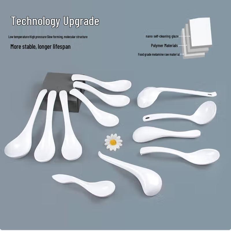 Melamine Long-Handled Soup Spoon