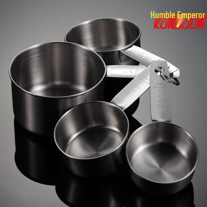 Qianxing 430 Stainless Steel Measuring Cup and Spoon Set