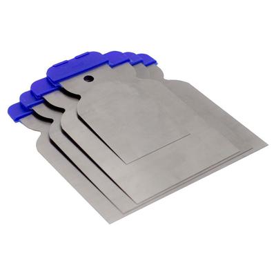 Tapered Blade Hand Tools Reusable Stainless Steel Multipurpose Spackle Putty Scraper Putty Knives