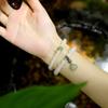 Shopkeeper's Recommendation Design s9Silver-white agate natural Hetian jade bracelet for women, trendy and fashionable for commuting