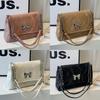 2024 New Spring Korean Style Large Capacity Butterfly Bow Chain Underarm Tote Bag Women's Bag