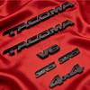 6PCS Emblem Overlay Kit for 2016- Tacoma SR5 V6 Tailgate Body Side Blackout
