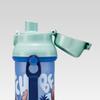 Skater Kinder-Trinkflasche, 480 ml, Direktes Trinken, Kunststoff, Einhandbedienung, Spülmaschinenfest, Hergestellt in Japan, Disney Lilo & Stitch Design,