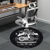 1 Stück Super Gamer Büro Runder Teppich, Unter Bürostühlen Schlafzimmer Wohnzimmer Heimdekoration, Raumdeko