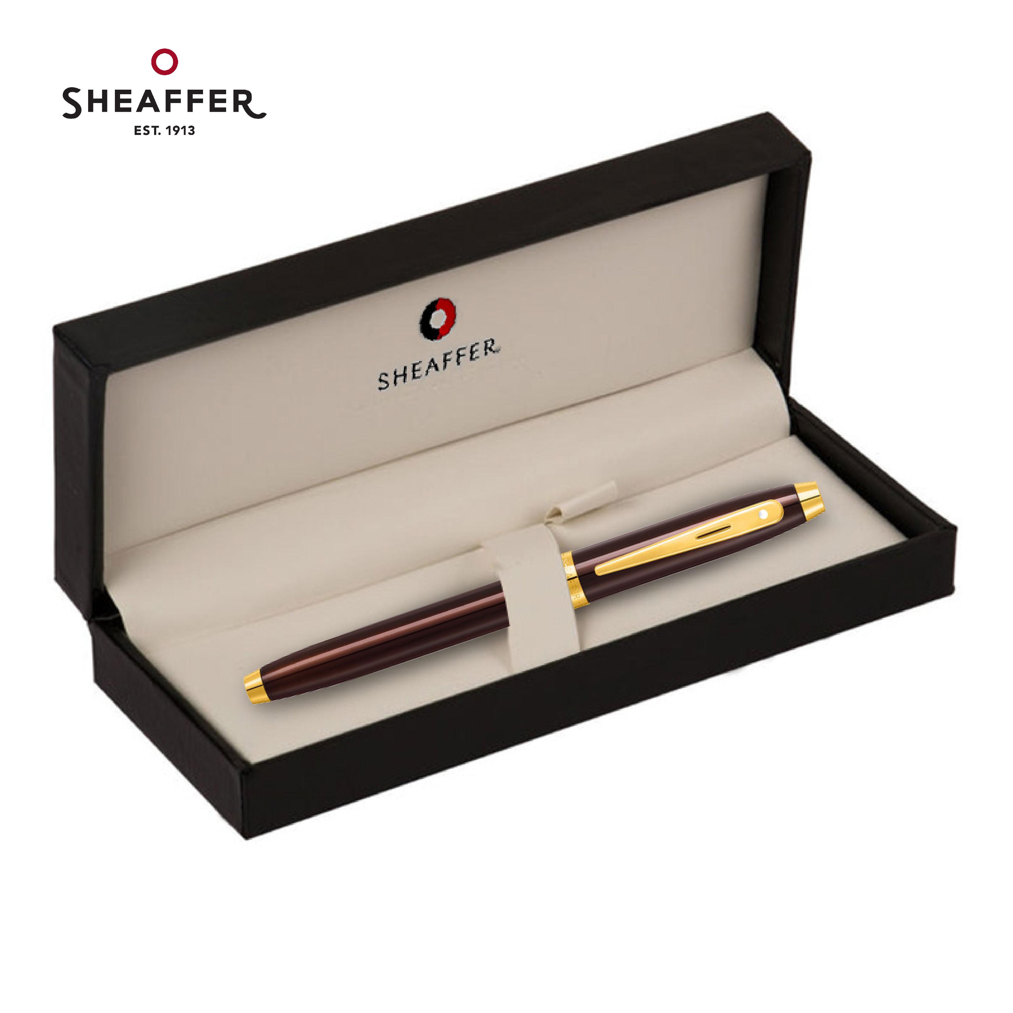 

Оригінальна Sheaffer Обмежена Серія 100 Рожеве Золото PVD Золото/Срібло Затискач Перова Ручка Для Студентів Бізнес-Студентів Канцелярія Подарунок Для Письма F (0.5mm)