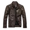 Motorcycle Thickened Artificial Leather Coat Men Winter Warm Man Artificial  Leather CoatMens Plus Velvet Men Moto Biker Riding Fleece Jacket