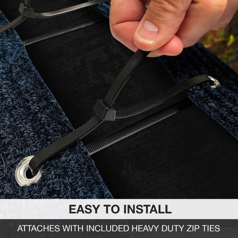 Universal Wohnwagenanhänger Stufe Schutzhülle Wasserdichtes Gewebe für Freizeitfahrzeug Bodenschutz